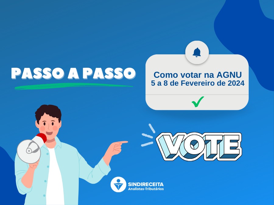 Passo a passo: Como votar na AGNU - 5 a 8 de Fevereiro de 2024