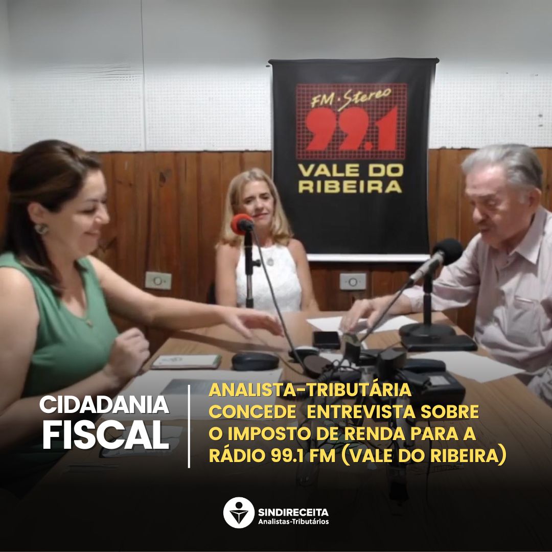 Analista-Tributária, Agente da RFB em Registro/SP concede entrevista para esclarecer contribuintes sobre a declaração do Imposto de Renda