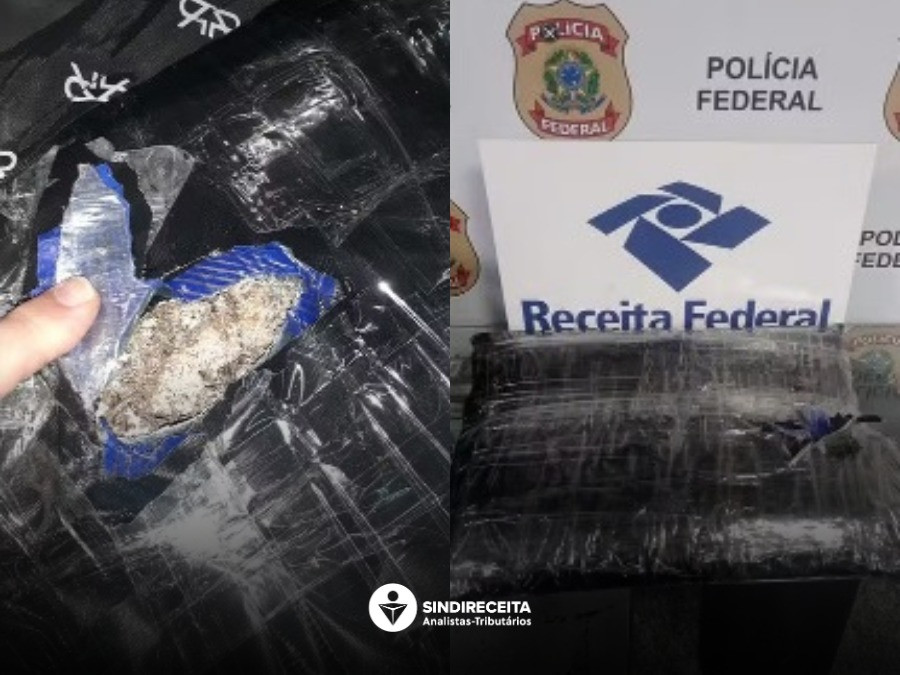 Aduana: Analistas-Tributários da Receita Federal atuam na apreensão de R$ 960 mil em MDMA