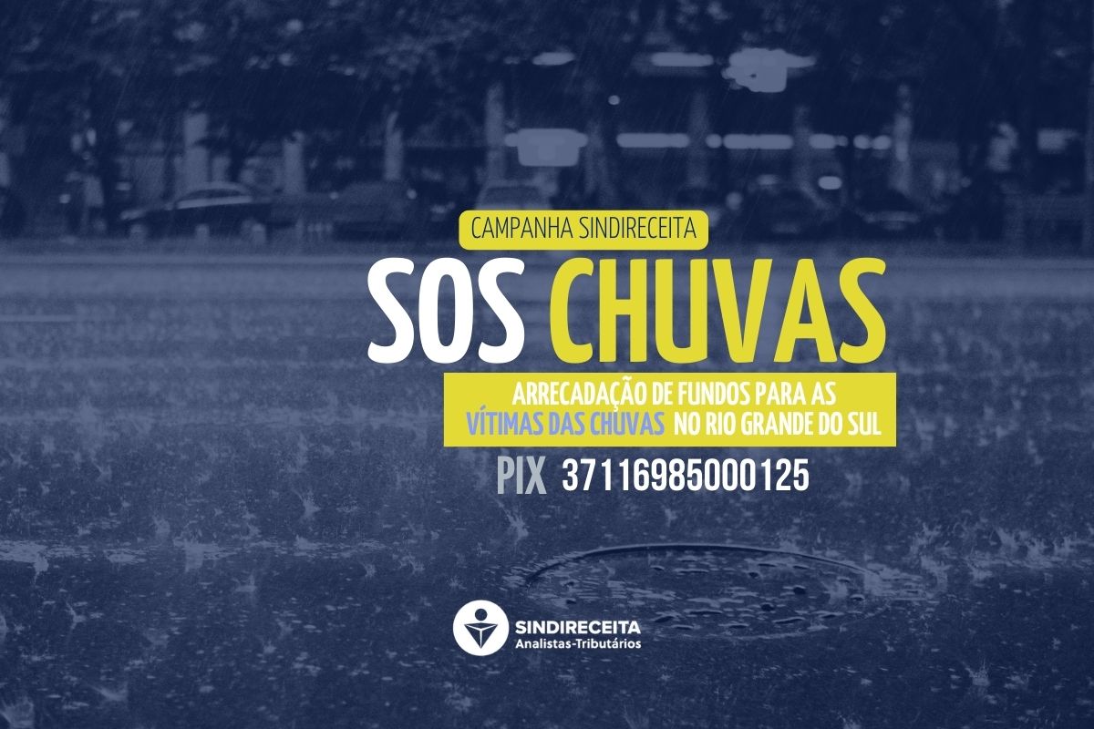 Sindireceita promove campanha para ajudar população do Rio Grande do Sul