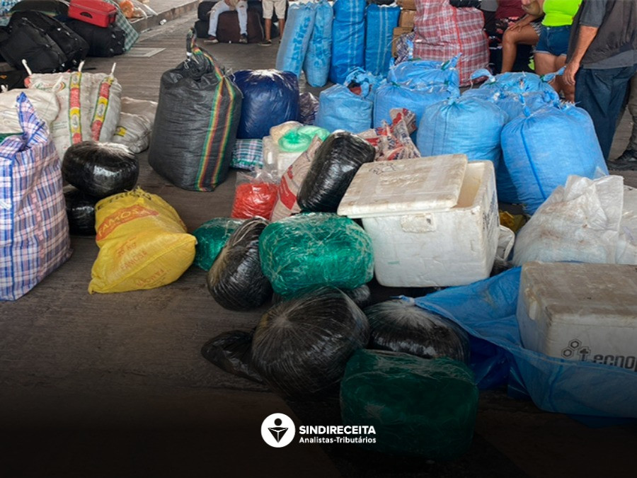 Aduana: Analistas-Tributários atuam na retenção de cerca de 4 toneladas de mercadorias e produtos de origem vegetal e animal