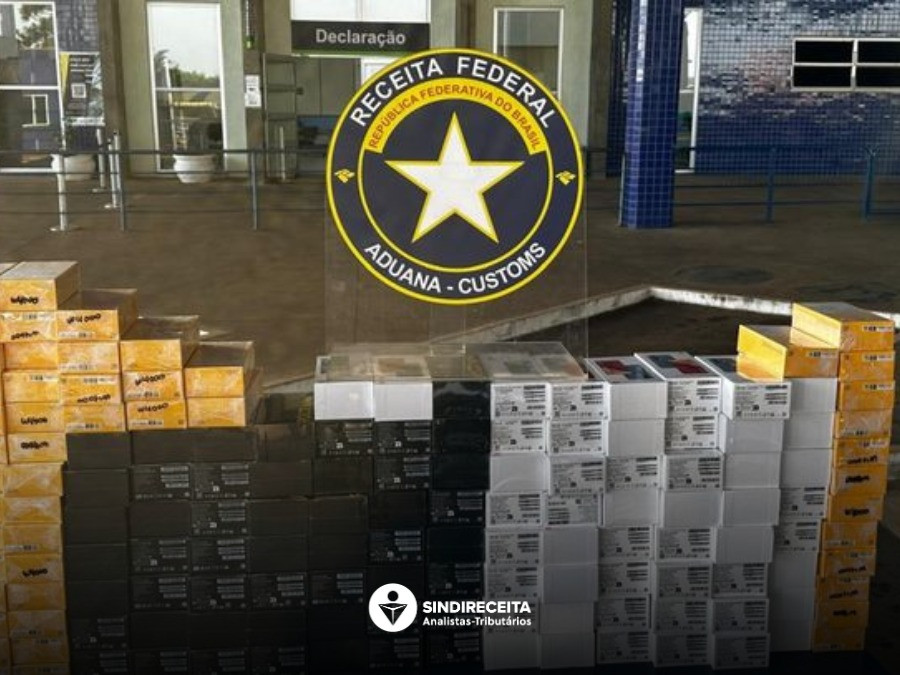 Aduana: Analistas-Tributários atuam na retenção de cerca de R$ 1 milhão em mercadorias em Foz do Iguaçu/PR